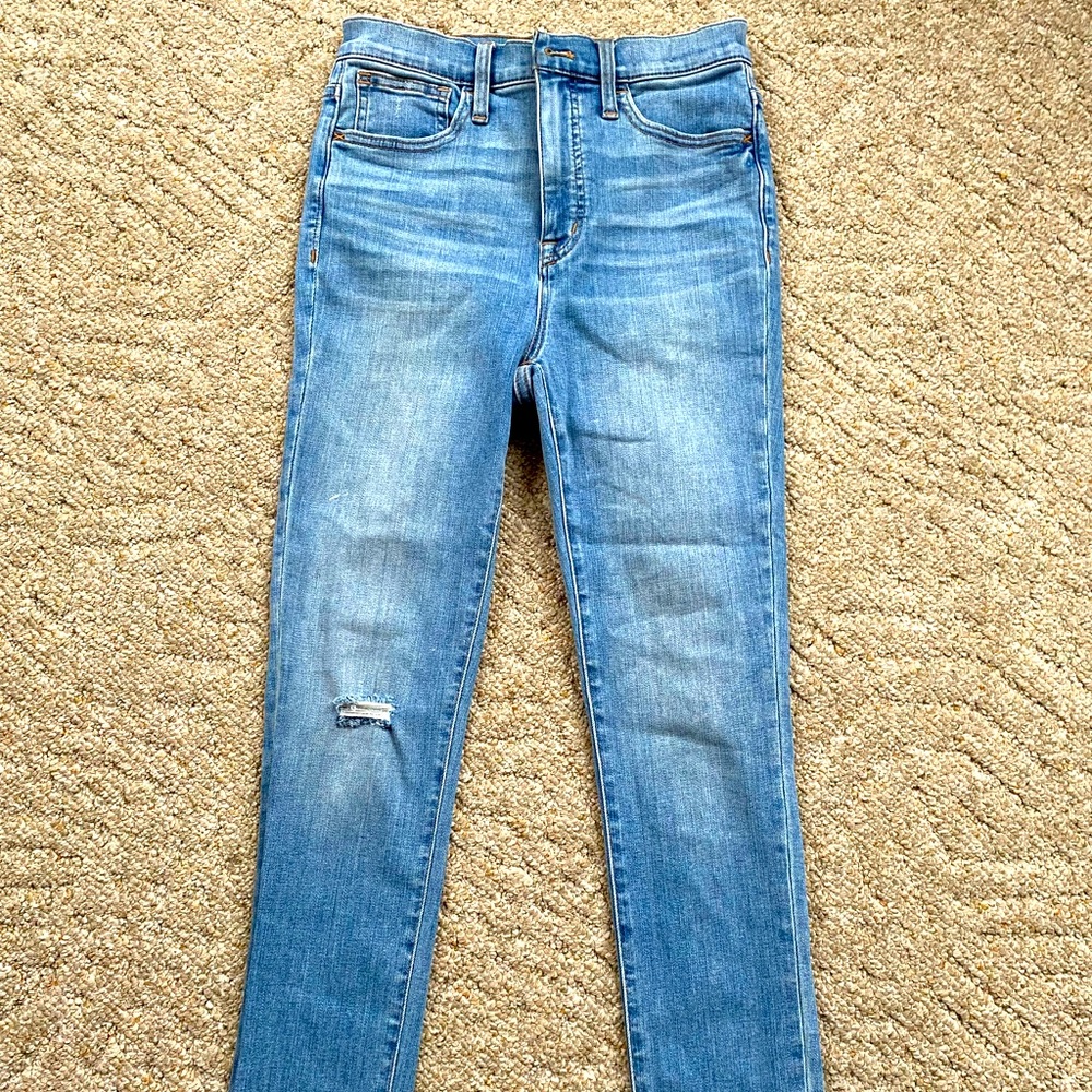 Madewell 11” High rise Roadtripper jeans